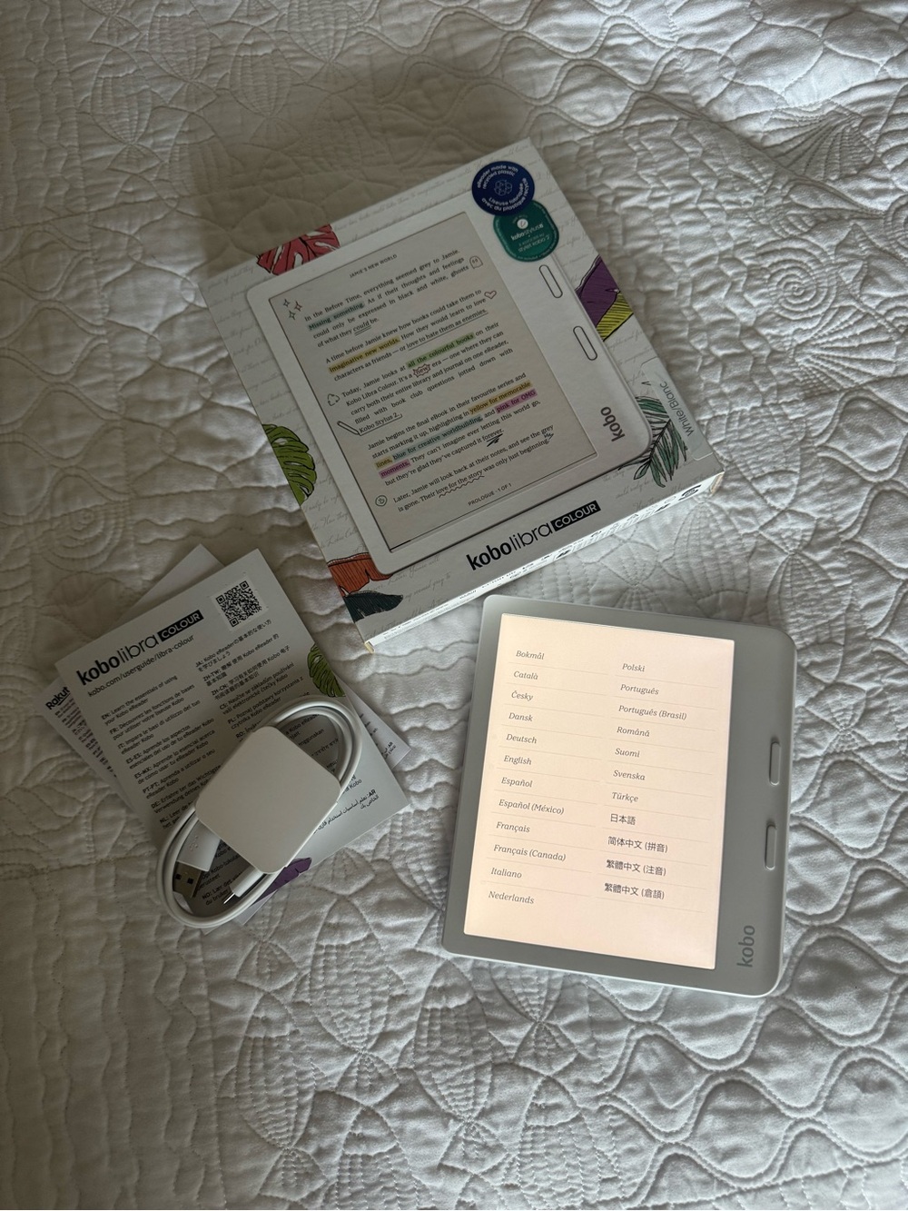 Kobo Libra Colour eReader in White